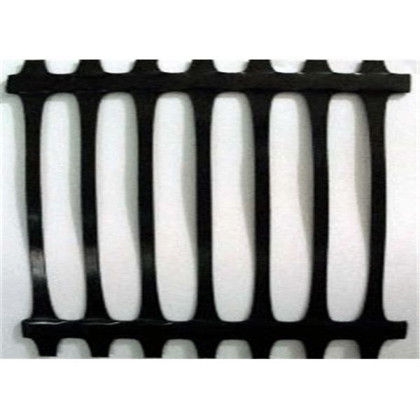 Quality Foundation Support Anti Corrosion 60kN/M Uniaxial Plastic Geogrid wholesale