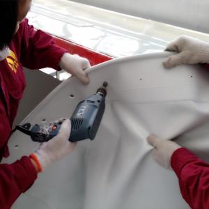 Strong Double Membrane Biogas Dome Gas Holder Balloon Ground Mounted UV