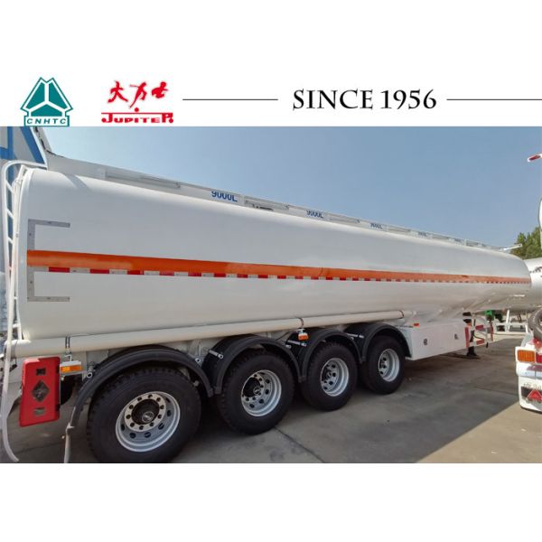 Quality 54 CBM 4 Axle Fuel Tanker Trailer With 6 Chambers wholesale