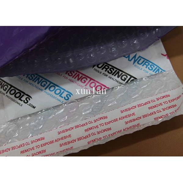 Co - Extruded Multi Color Film Poly Bubble Mailers , Custom Poly Mailer Bags