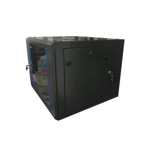 High Capacity 19 Inch Wall Mount Switch Rack , Wall Mount Rack Enclosure Cabinet