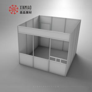 3X3M Custom Exhibition Booth With Door For Indoor Use,Modular Aluminum Frame