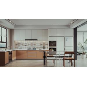 China Customized Size Modern Simple Design Melamine Modular Kitchen Cabinets on sale