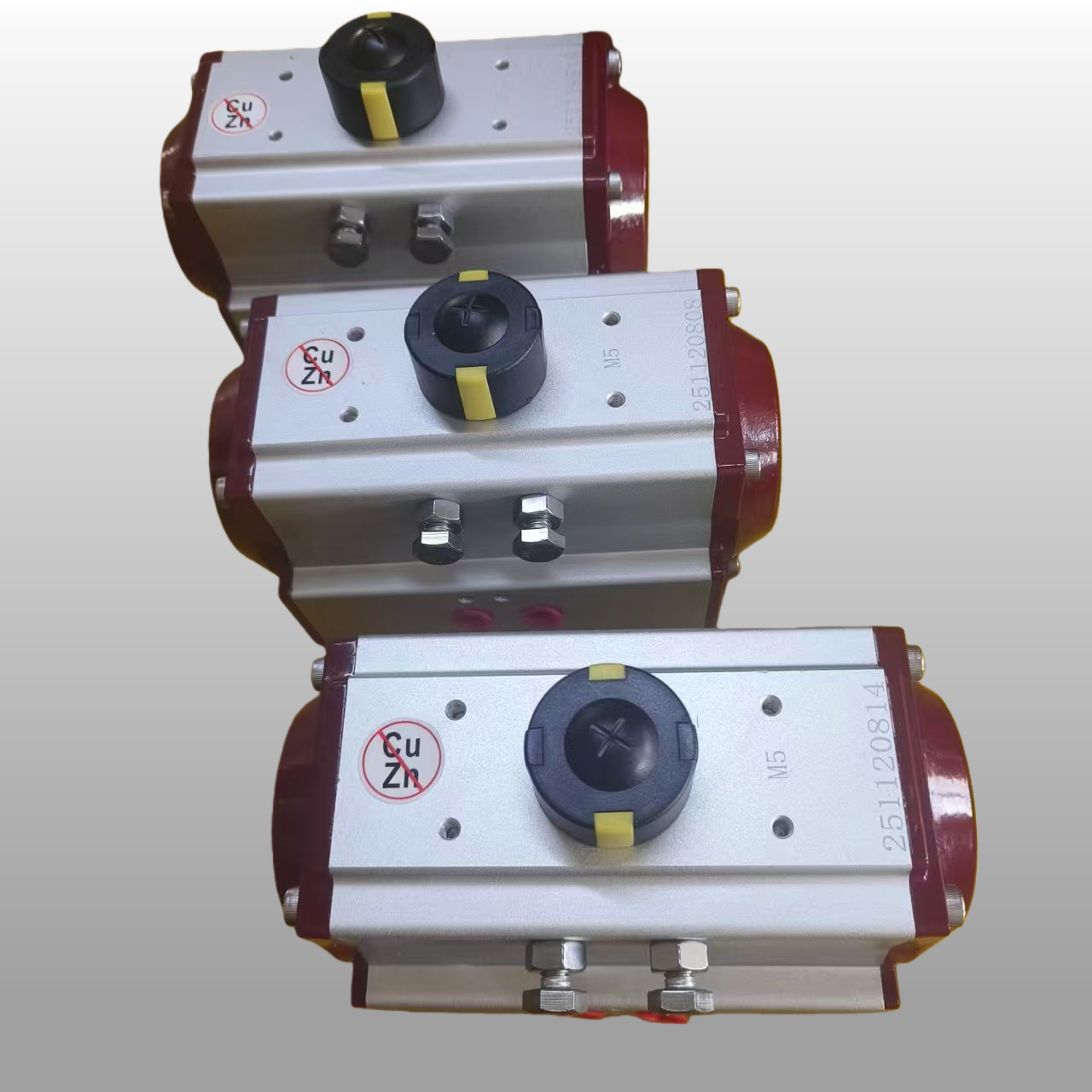 Cheap 90 Degree Pneumatic Rack And Pinion Actuator Spring Return for sale