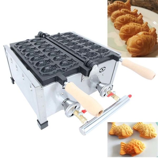 Quality Interchangeable Plates Grilling / Panini Press Plates Taiyaki Making Machine for LPG wholesale
