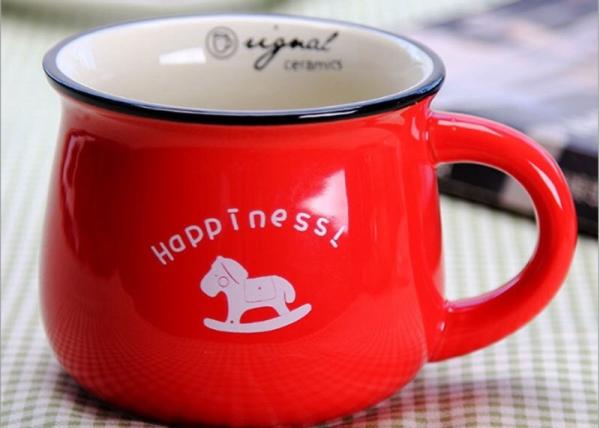 Quality Simple And Fashionable Ceramic Cups With Customized Patterns And Multi-Color Options wholesale