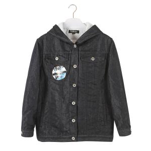 S M L XL 75% Cotton 25% Polyester Ladies Denim Coats For Winter