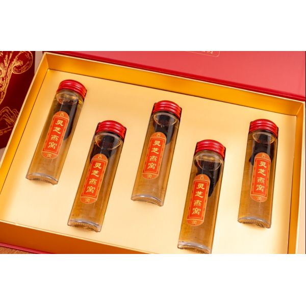 Herbal Wellness Drink Wellness Beverage for Daily Support Natural Bird's Nest and Reishi Tonic Nourishing Herbal Superdrink with No Additives