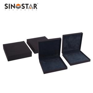 China Square Shape Plastic Jewelry Box with Handmade Advantage and Velvet Lining on sale