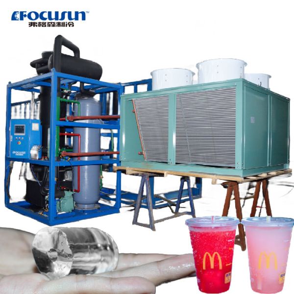 Quality 20 Tons Tube Ice Making Machine with Video Outgoing-Inspection and PLC Core Components wholesale