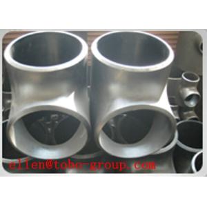 Cheap TOBO STEEL Group TEE ASME B16.9 BEVELED END SCH 10S SS SUPER DUPLEX ASTM A815 GRADE UNS S32750/ UNS S32760 for sale