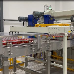 Fully Automatic Robot Can Remover Bottle Depalletizer