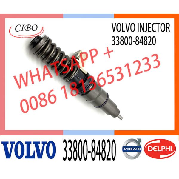 Quality Diesel Injector 33800 84820, 33800-84820, 3380084820, 21306407 BEBE4D19002 for Hyundai D6CC engine wholesale