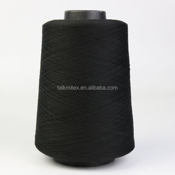 500g 150D/48F Melange Polyester Yarn Low Elastic Edge Protection for Clothing