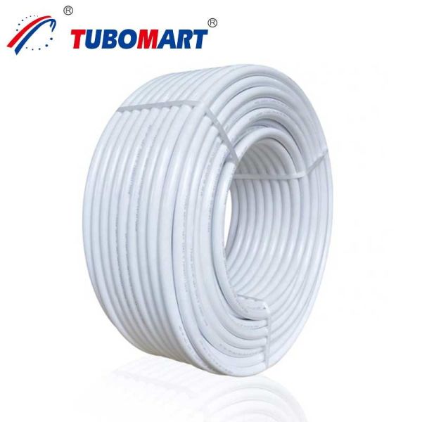 White Pex AL Pipe 0.19 - 0.35mm Thickness Push To Connect Tube Corrosion