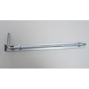 Long Galvanized heavy duty Door bolts DL609, lock for door Size: 18" and 24"