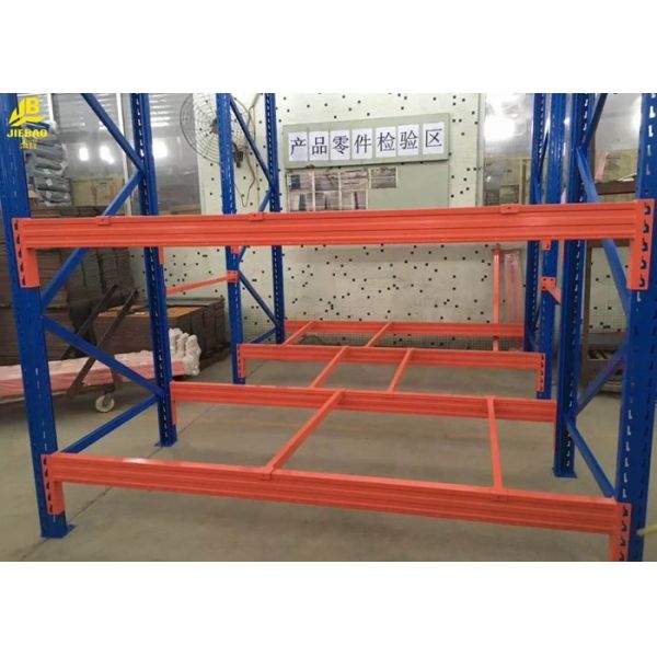 Warehouse Selective Pallet Racking System , Metal Industrial Pallet Rack