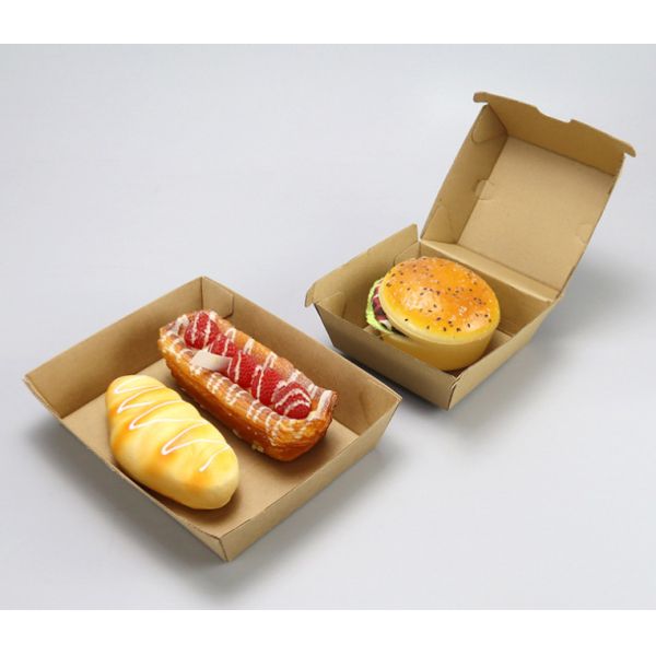 Quality Stackable custom burger box with ventilation holes eco-friendly and customizable packaging wholesale
