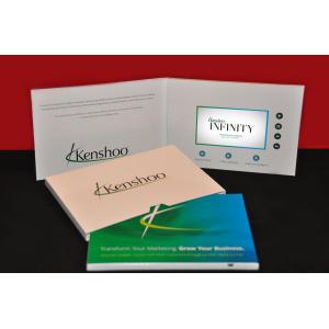 A5 TFT Screen Flip Book Video , Hard Paper Video Wedding Invitations