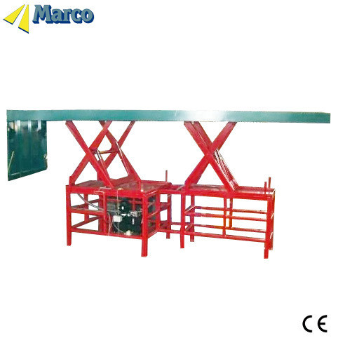 Industrial Grade Marco Twin Scissor Lift Table with Loading Flap and Hydraulic