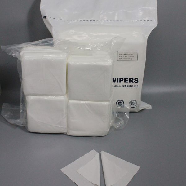 Pre Wetted Blend Cleanroom Paper 55% Cellulose 45% Polyester Hydroentangled