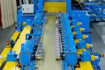 Blue 20 Station Cable Tray Roll Forming Machine 1.8-3.0mm Thickness