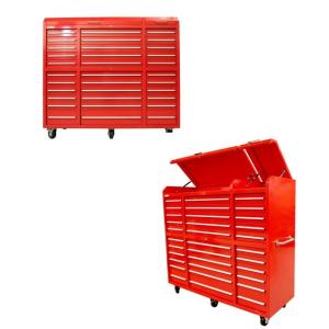 Custom Industrial Tool Trolley Cabinet with Optional Drawer Mat and Lockable