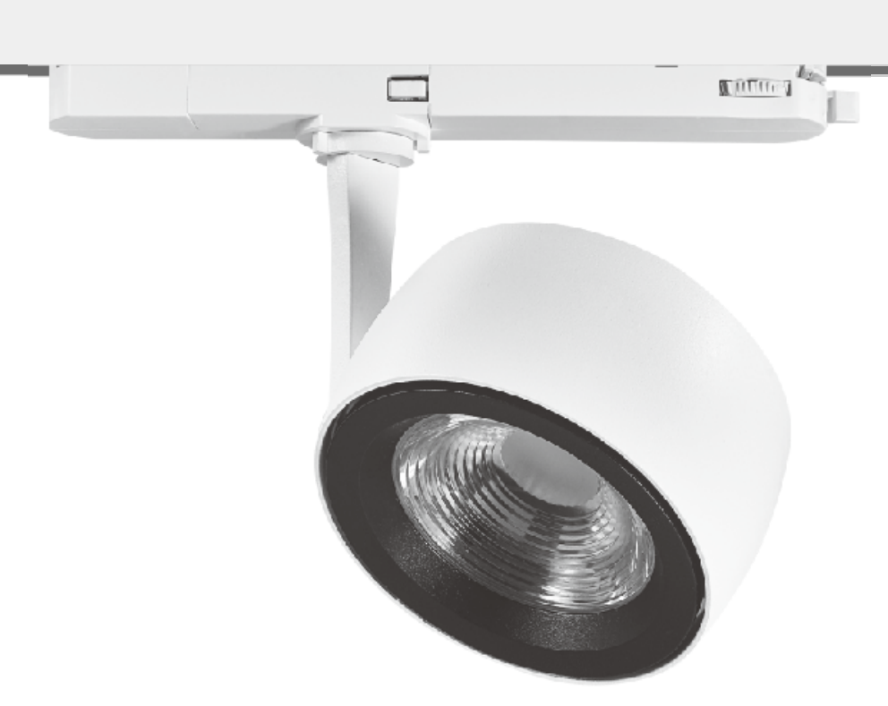 New Design Aluminum Adjustable LED integrated tracking light fixture adapter combined track light 32W