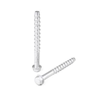 T/T Payment Term 150mm ZINC Finish Hex M12 Concrete Screws for Masonry Anchoring