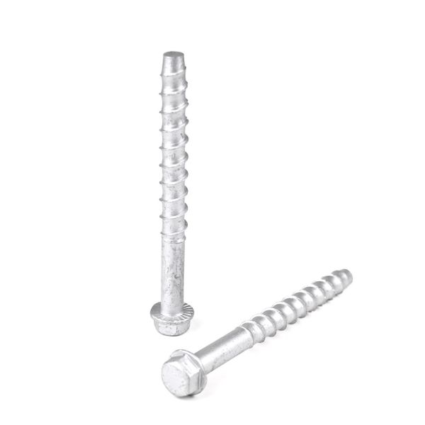 Quality T/T Payment Term 150mm ZINC Finish Hex M12 Concrete Screws for Masonry Anchoring wholesale