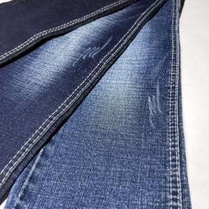 Custom 8s Soft Cotton Lightweight Denim Fabric Double Core Yarn 180 cm