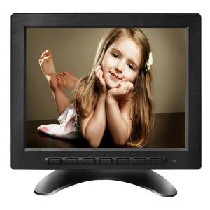 9~36VDC 800x480 8 Inch LCD CCTV Monitor With BNC AV HDMI USB