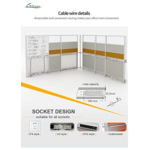 Silver Screen Partition Work Position with Aluminum Alloy Frame Material and