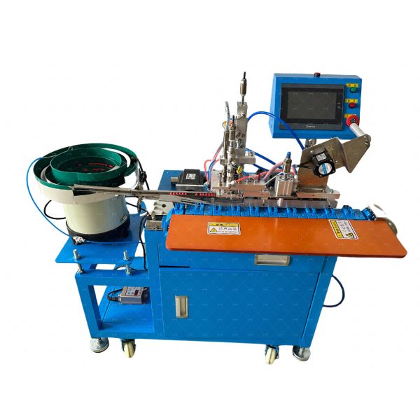 RS-780P-F RJ45/DC Connector Cable Strip And Solder Machine With Vibration Bowl