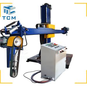 2 In 1 Automatic Polishing Machine For Steel Cylinder Tank Cap Surface Grinding