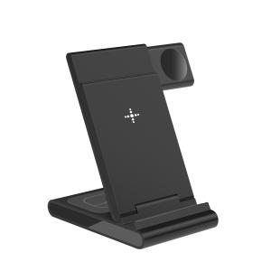 3-In-1 Multifunctional Foldable Wireless Charging Stand for Smartphones