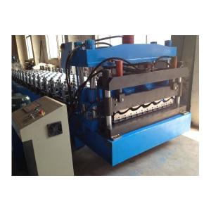 China 7.5kw Glazed Tile Roof Roll Forming Machine 5 Ton Passive Decoiler Roll Form Machines on sale