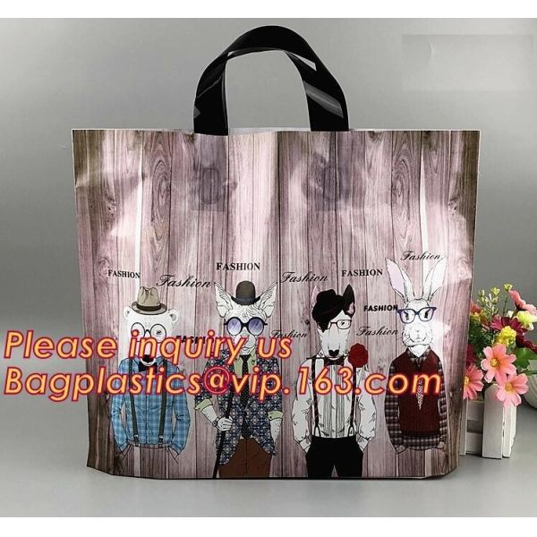 biodegradable plastic shopping carry out bag soft loop plastic carry bag cheap