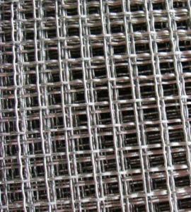 China SUS304 Steel Crimped Wire Mesh Galvanized Square Hole For Vibrating Screen Filter on sale
