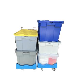 Stackable Plastic Container Customized Color NO Foldable Ideal for Moving and