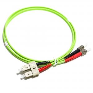 Cheap Fibre Optic Cable Multimode ST Duplex MM OM2 50/125 3.0mm Fiber Patch Cord ST-LC UPC, 1M/2M/3M/5M/10M for sale