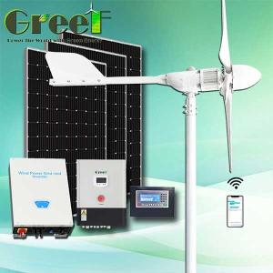 5KW 10KW New Energy 3 Phase Grid Tied Horizontal Wind Turbine For Rooftop