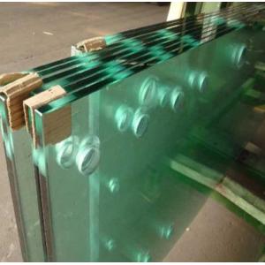 6.38-40.38mm PVB Clear Laminated Safety Glass Customized
