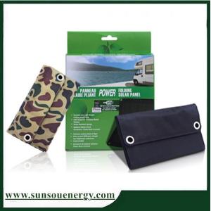 Small power 5w USB charger-port folding solar panel, foldable solar panel phone