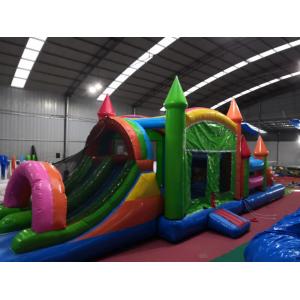 Fire Retardant Inflatable Obstacle Course Jumper Long Service Life