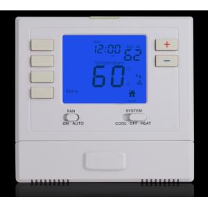 2 Heat 2 Cool Digital HVAC Thermostat Multi Stage With Blue Backlight