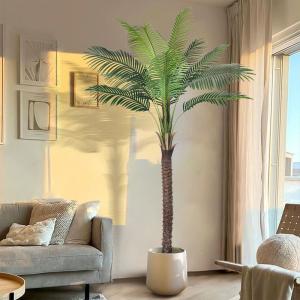 180cm 210cm Artificial Coconut Trees Fake Plants Large Green Palm Bonsai
