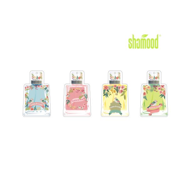 Quality Natural Square Shape Paper Hanging Air Freshener for Car Eliminate Odor wholesale