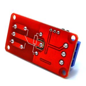 Contact Load 12V 1 Channel Relay Module with Optocoupler Isolation on Red PCB
