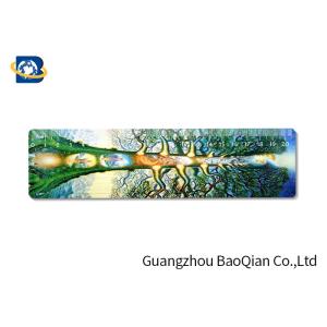 Stereoscopic Image Lenticular Ruler Flexible Plastic Material Personalized Logo
